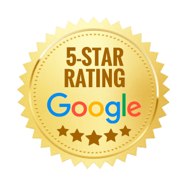 google 5 star rating badge